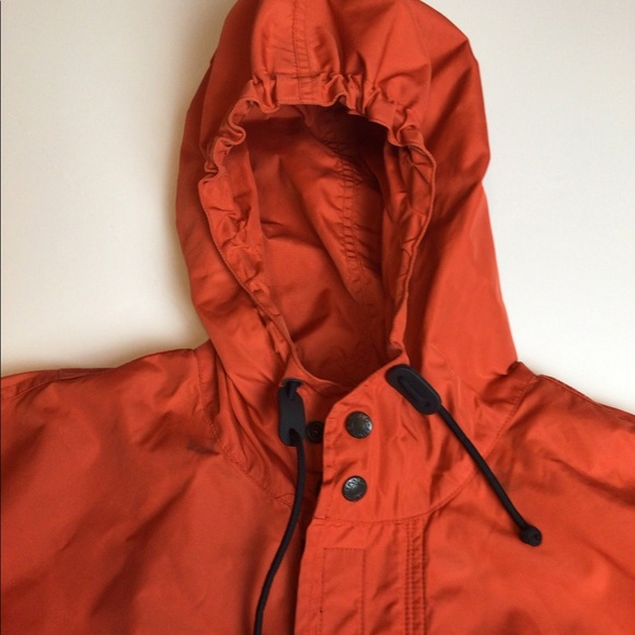..Polo Sport Ralph Lauren XL Orange Hooded Full Zip Windbreaker Jacket Coat - Picture 3 of 12